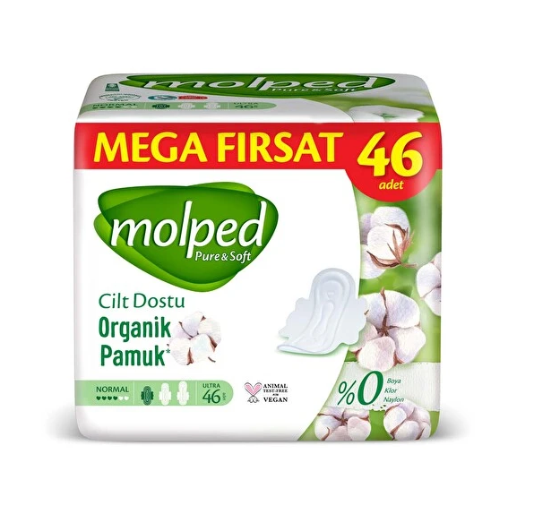 Molped Pure Soft Mega Fırsat Normal Ultra 46 Lı