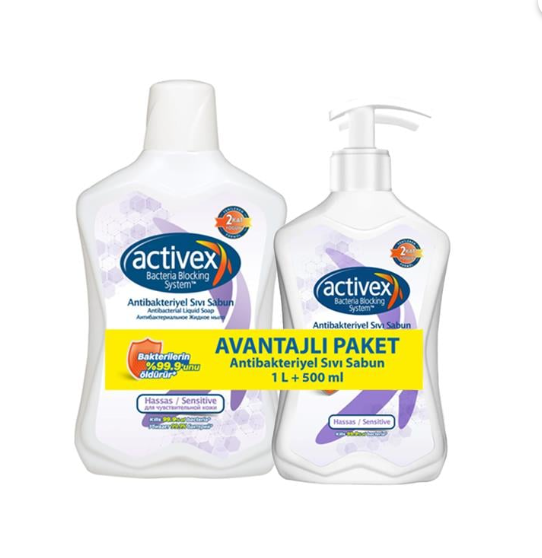 Activex Sıvı Sabun 1 Lt +500 Ml Hassas