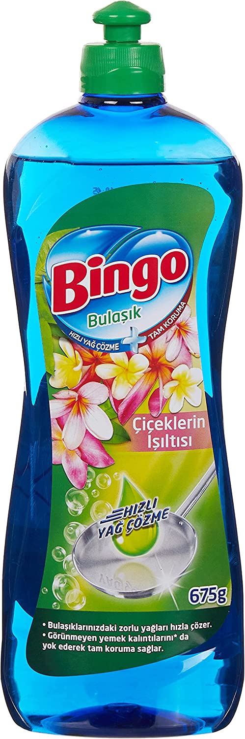 Bingo Çiçeklerin Işıltısı Sıvı Bulaşık Deterjanı (1 x 675 g)