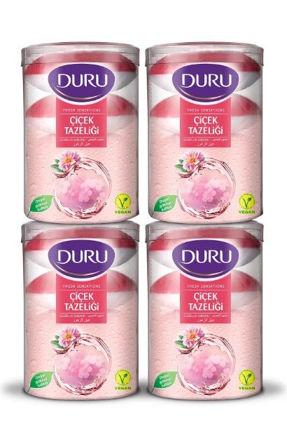 Duru Fresh Sensations Çiçek Tazeliği 16 Adet Güzellik Sabunu 4x400gr