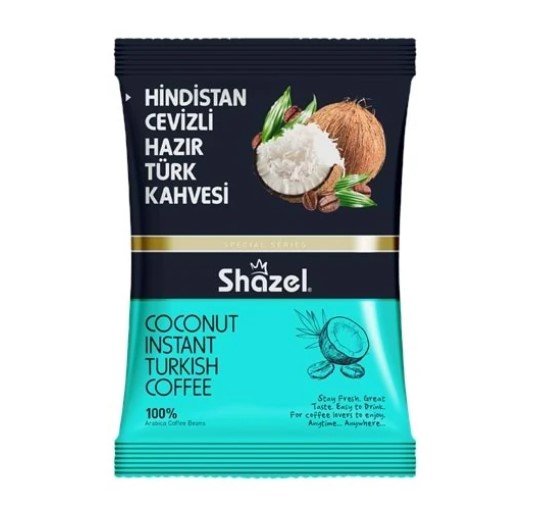 SHAZEL Hindistan Cevizli Hazır Türk Kahvesi 100G