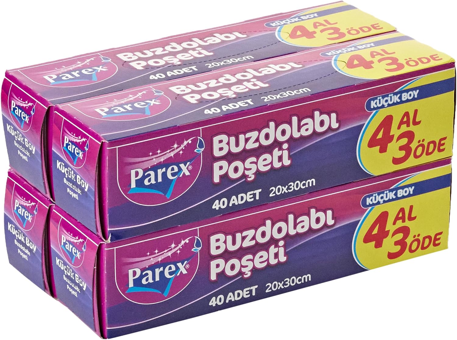 Parex Buzdolabı Poşeti 4 Al 3 Öde Küçük Boy