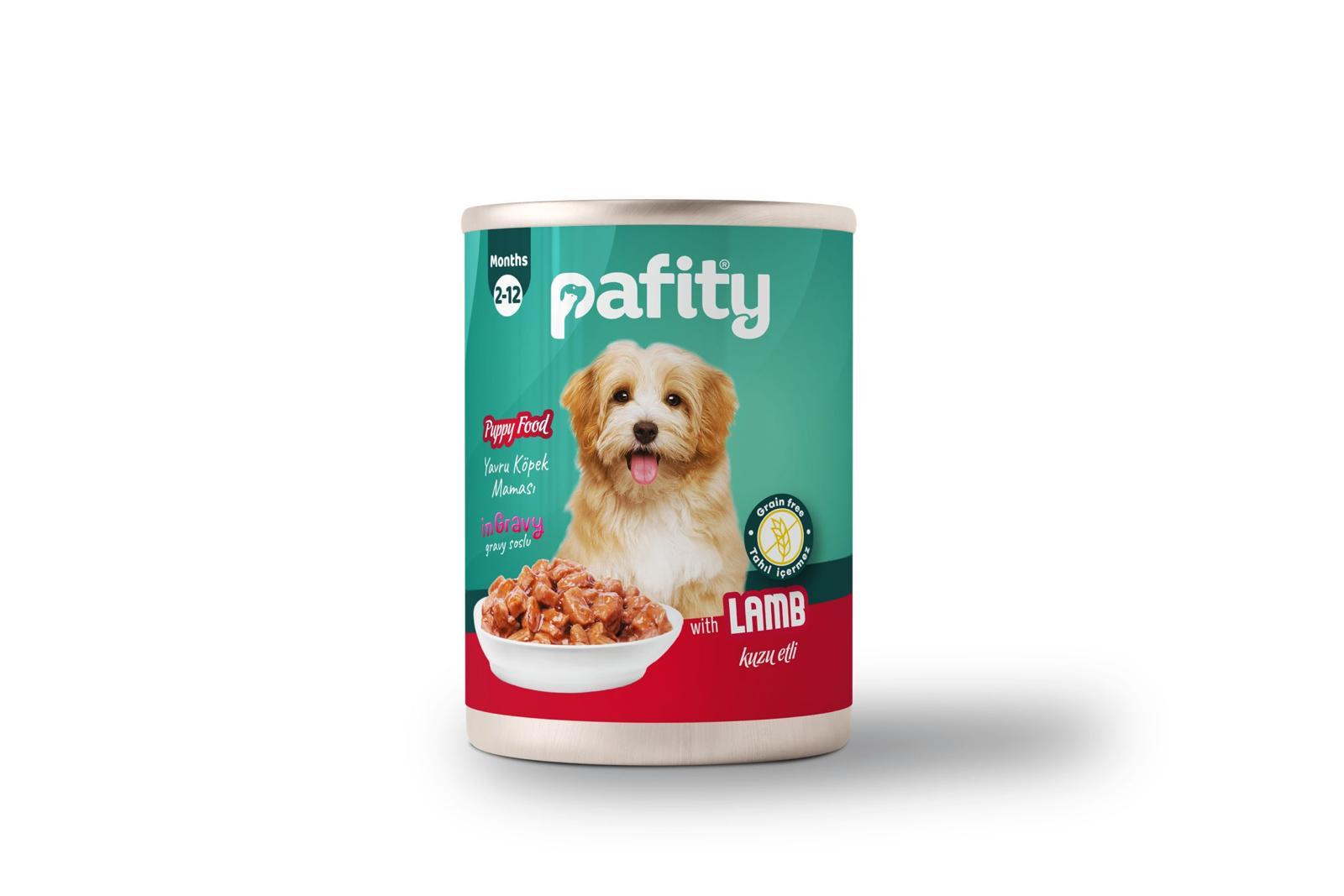 PAFİTY KUZU ETLİ YAVRU KÖPEK MAMASI 415 GR