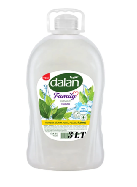 Dalan Sıvı Sabun Dalan Sıvı Sabun Family 3 Litre NaturelFamily 3 Litre Naturel